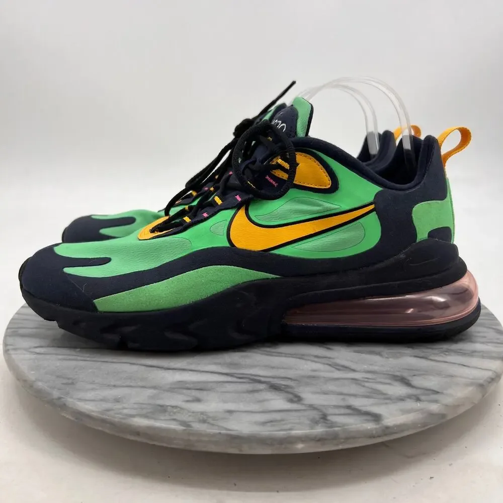 Nike Mens 9.5 Shoes Air Max 270 Electro Green React 2019 Sneakers A04971-300